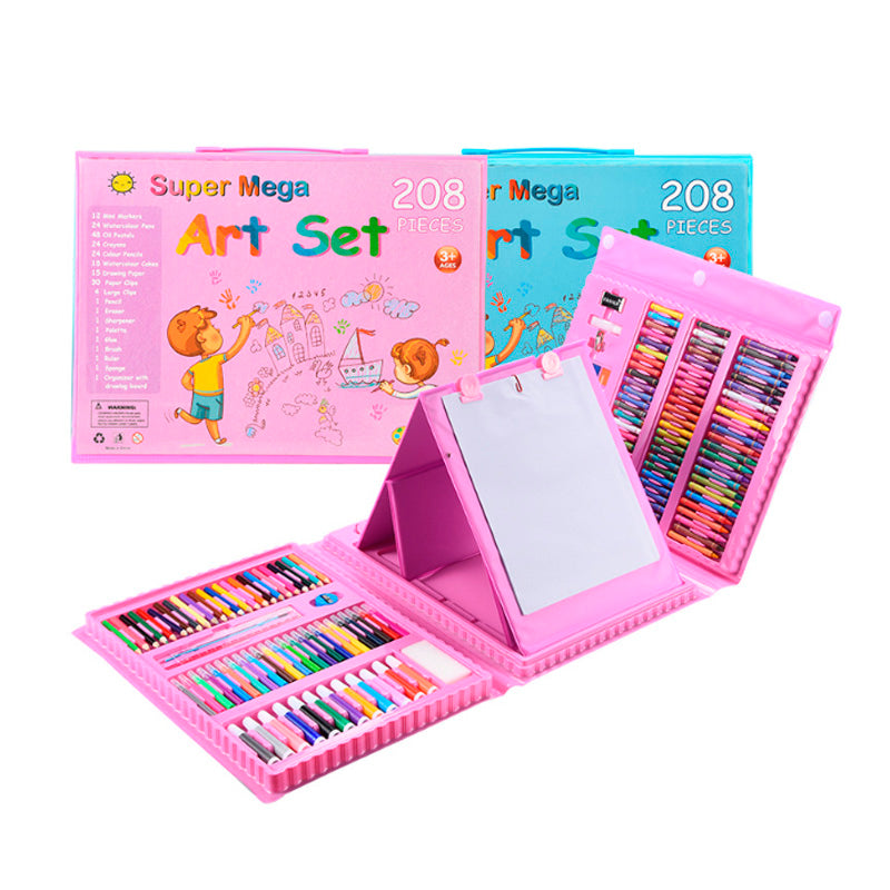 Mega Kit Artístico: Set de Arte con 208 Elementos