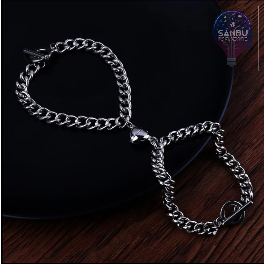 PULSERA MAGNETICA PARA PAREJA CONECTA CON TU AMOR DE UNA MANERA ÚNICA